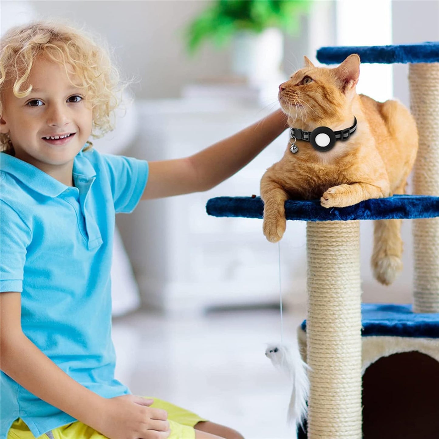 REFLECTIVE AIRTAG CAT COLLAR