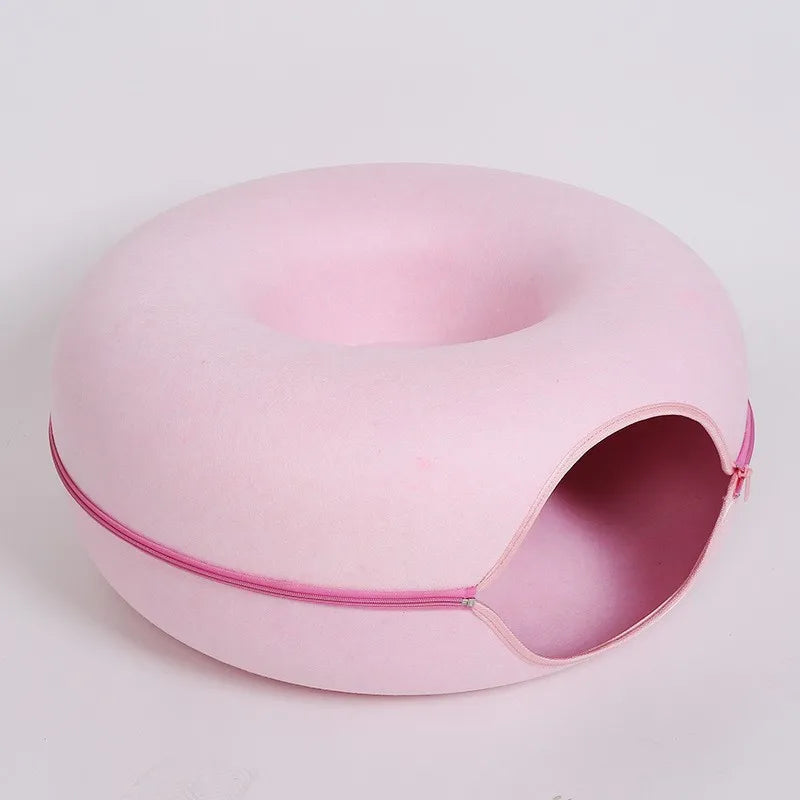 DONUT CAT TUNNEL BED