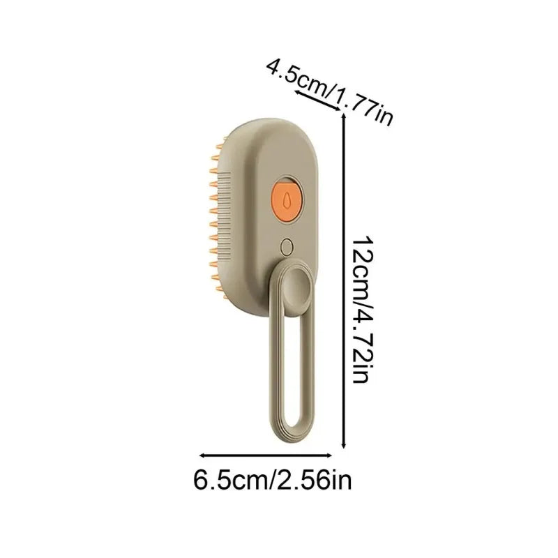 3-in-1 Cat Steam Grooming Comb – Spray, Massage & Hair Removal Tool