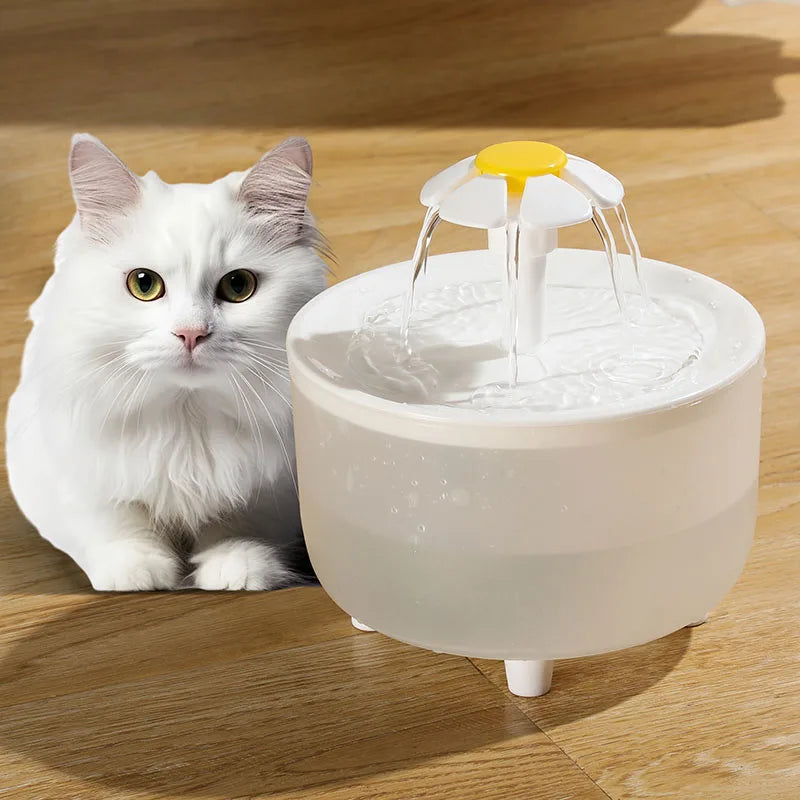 USB Electric Pet Water Fountain β Silent Automatic Drinking Dispenser with Filter for Cats & Small Dogs