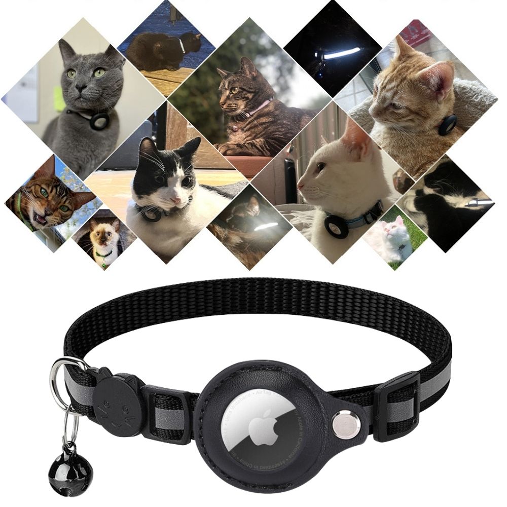 REFLECTIVE AIRTAG CAT COLLAR