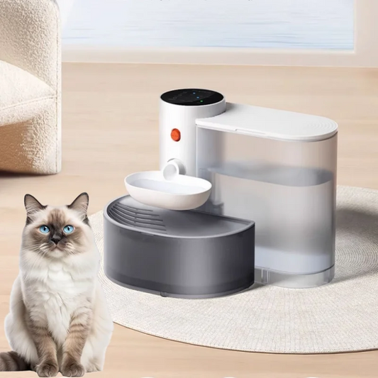 3L Smart Automatic Pet Water Dispenser – Rechargeable Silent Fountain with LCD Display for Cats & Dogs
