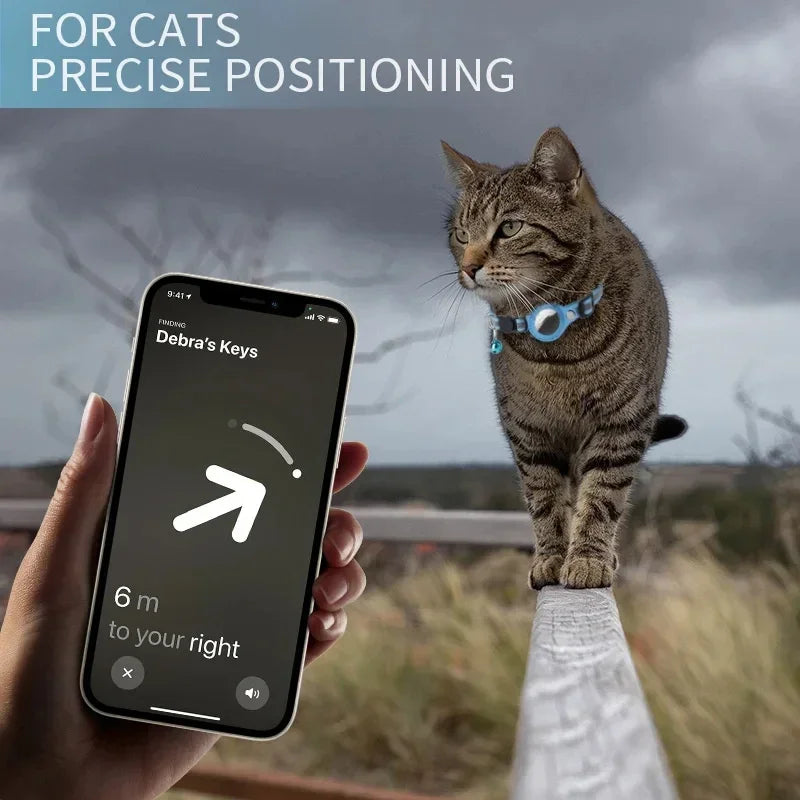 REFLECTIVE AIRTAG CAT COLLAR