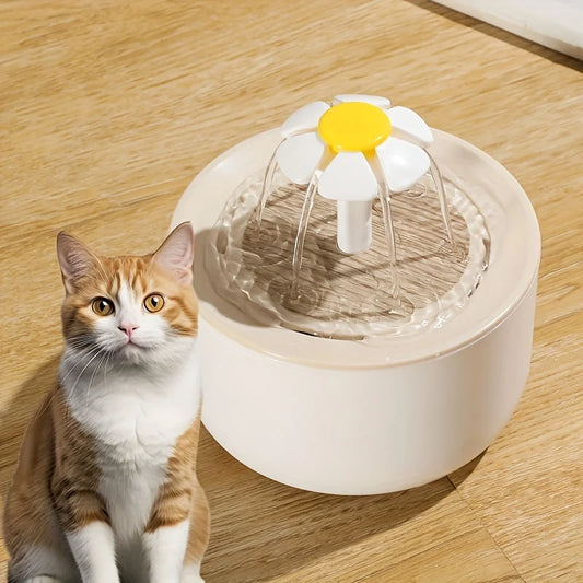USB Electric Pet Water Fountain – Silent Automatic Drinking Dispenser with Filter for Cats & Small Dogs